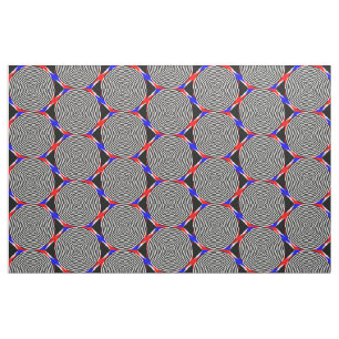 Black & White Radiation by Kenneth Yoncich Fabric