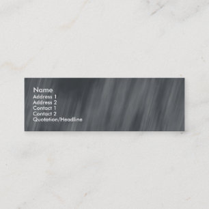 black white rain pattern skinny profile cards