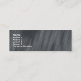 black white rain pattern skinny profile cards