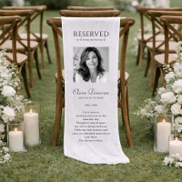 Black White Reserved Wedding Mother Of The Bride