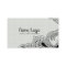 Black & White Retro Flower Design-Template
