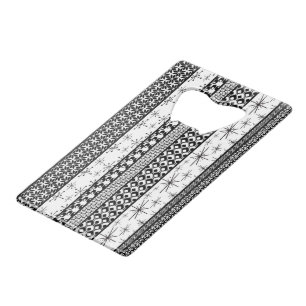 Black & White Retro Pattern Stripes 1