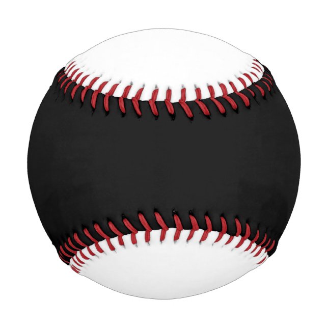 Black White Simple Baseball (Front)