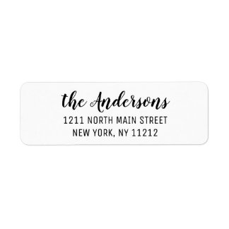 Black White Simple Elegant Cursive Script
