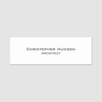 Black White Simple Plain Architect