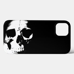 Black & White Skull iPhone 13 Case