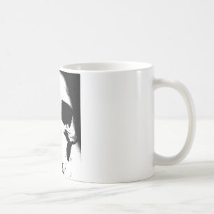 Black & White Skull Coffee Mug