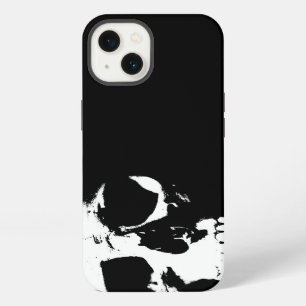 Black & White Skull iPhone 13 Case