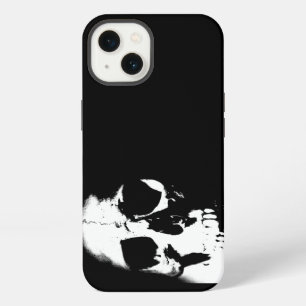 Black & White Skull iPhone 13 Case