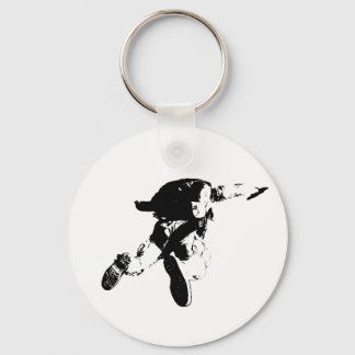 Black & White Skydiving Key Ring