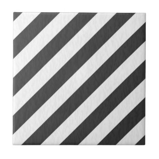 Black & White Slanted Tile