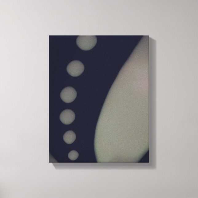 Black & White Smooth - Canvas Print (Front)