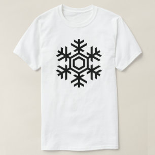 Black & White Snowflake T-Shirt