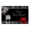 Black White Sparkles Champagne Party Banner