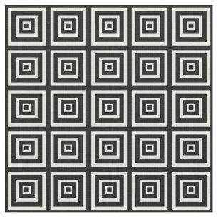 Black & White Squared Fabric