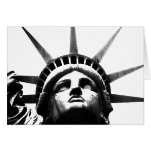 Black & White Statue of Liberty