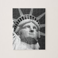 Black & White Statue of Liberty