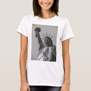 Black & White Statue of Liberty New York City T-Shirt