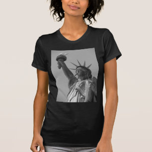 Black & White Statue of Liberty New York City T-Shirt