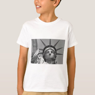 Black & White Statue of Liberty New York T-Shirt