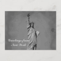 Black & White Statue of Liberty NYC New York City