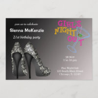 Black White Stilettos birthday