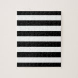 Black White Stripe Frustrating Jigsaw Puzzle<br><div class="desc">Black White Stripe Frustrating Puzzle is a fun challenge for friends and family. This hard puzzle has black and white stripes,  creating a difficult challenge. A great joke gift for puzzle loving friends.</div>