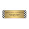 Black White Stripe Gold Minimalist Modern