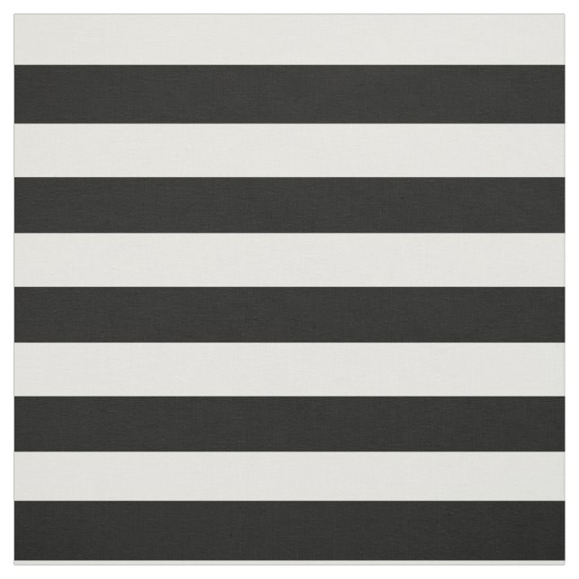Black White Striped Modern Wedding Party Fabric (Swatch)