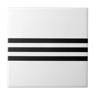 Black & White Striped Tile