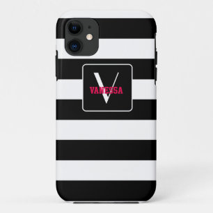 Black & White Stripes - Personalise Your Own Case-Mate iPhone Case