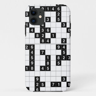 black white sudoku Case-Mate iPhone case