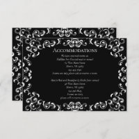 Black & White Swirl Gothic Wedding