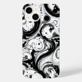 black & white swirly iPhone / iPad case