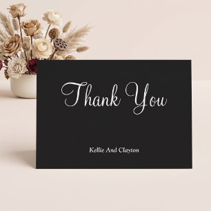 Black/White Thank You Cards