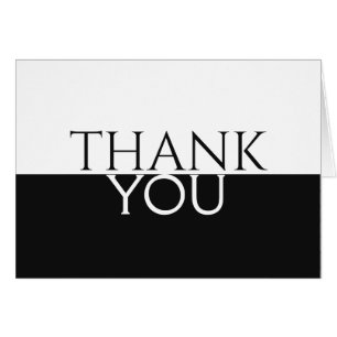 Black & White Thank you for special day
