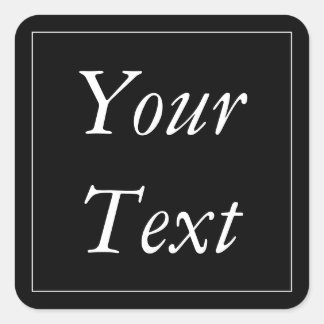 Black & White Thank You Stickers and Favour Labels