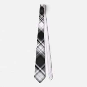 black & white tie