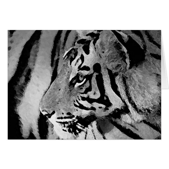 Black & White Tiger (Front Horizontal)