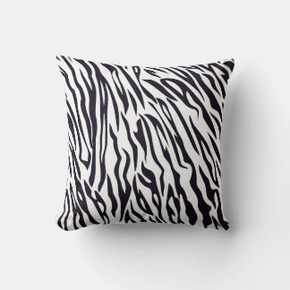 Black White Tiger Cushion