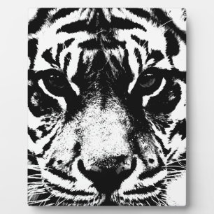 Black & White Tiger Plaque