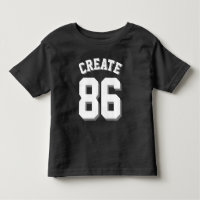 Black & White Toddler | Sports Jersey