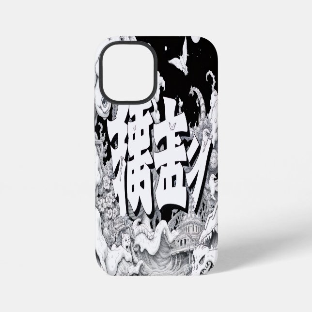 Black & White Tokyo iPhone Case (Back)