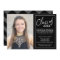 Black & White Trendy Graduation Photo Announcement