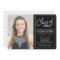 Black & White Trendy Graduation Photo Announcement