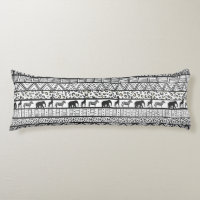 Black White Tribal African Pattern