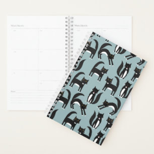 Black & White Tuxedo Cat Planner