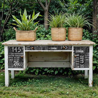 Black White Typography Decoupage Paper