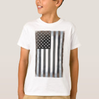 Black & White US American Flag