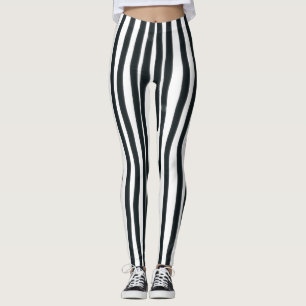 Black & White Vertical Leggings